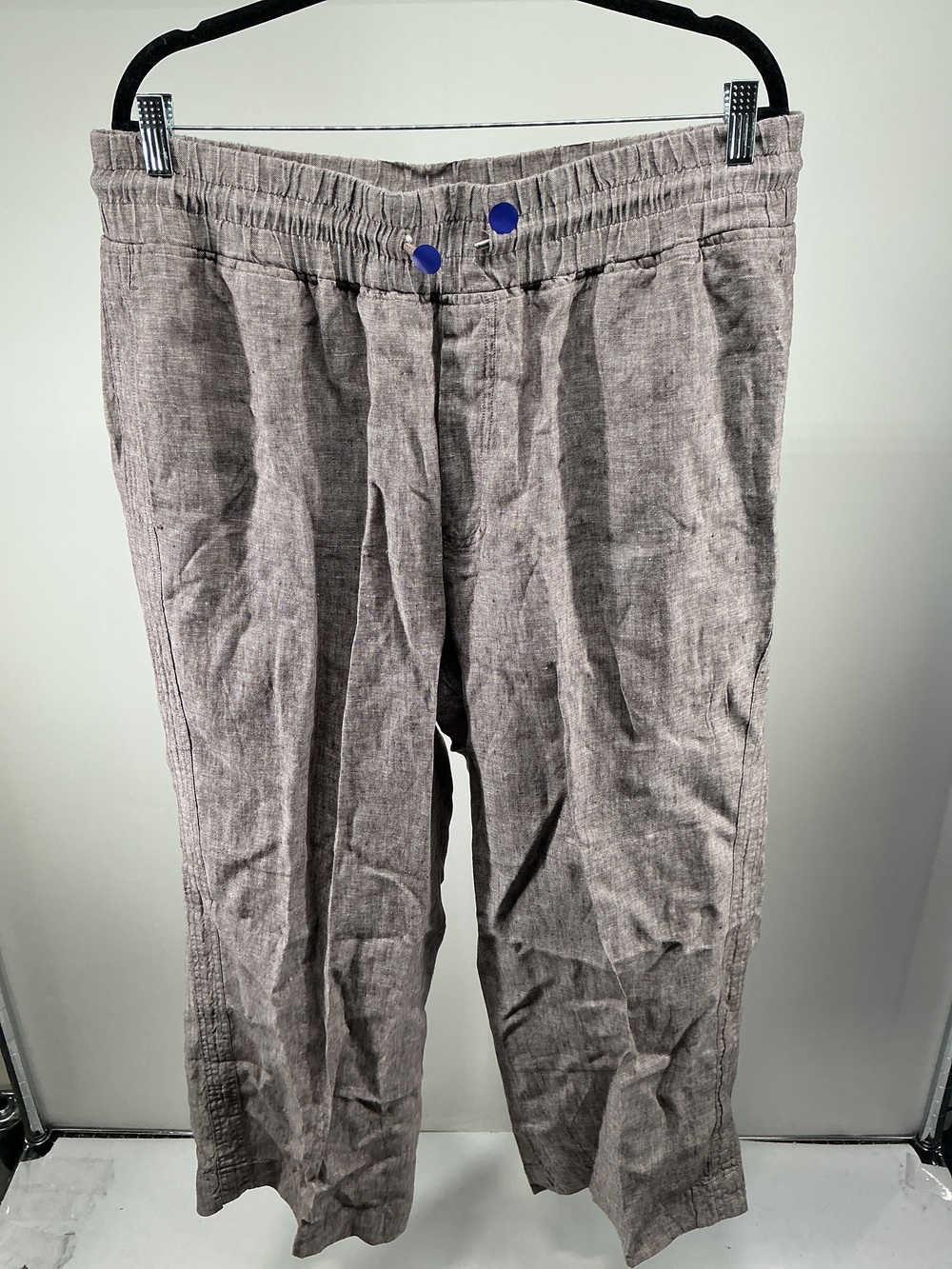100% European Linen Wide Leg Pants - 26"